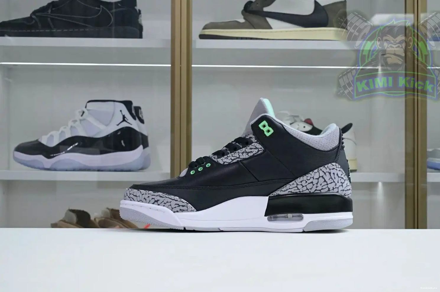 Glow 3 Green Jordan Air Kimikick 0521
